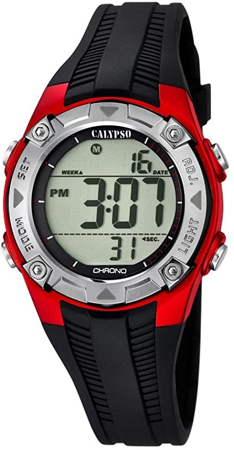 Montre silicone noir/rouge Montre silicone noir/rouge