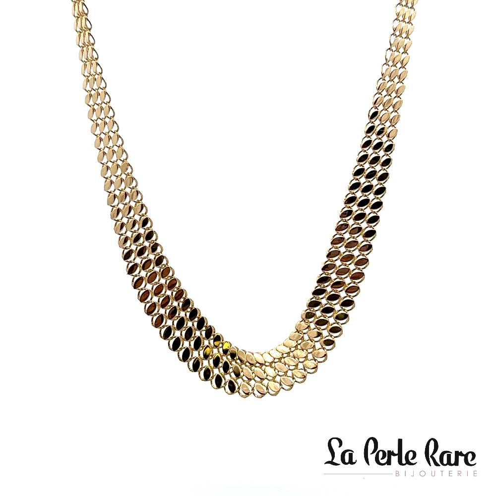 Collier or jaune 10 carats - MKL-42-J - Exclusivités