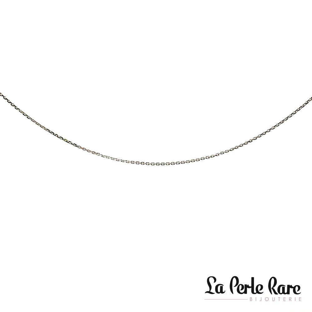 Chaine fine en or blanc 14 kt - 2610-16-14KT - Exclusivités