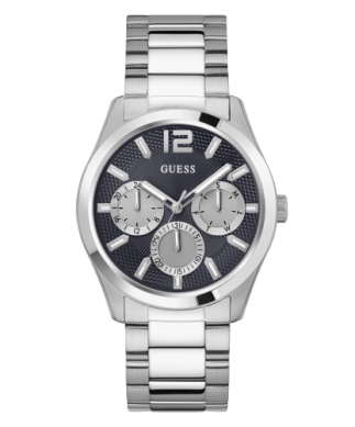 Montre acier inoxydable, fond noir - GW0707G1 - Guess