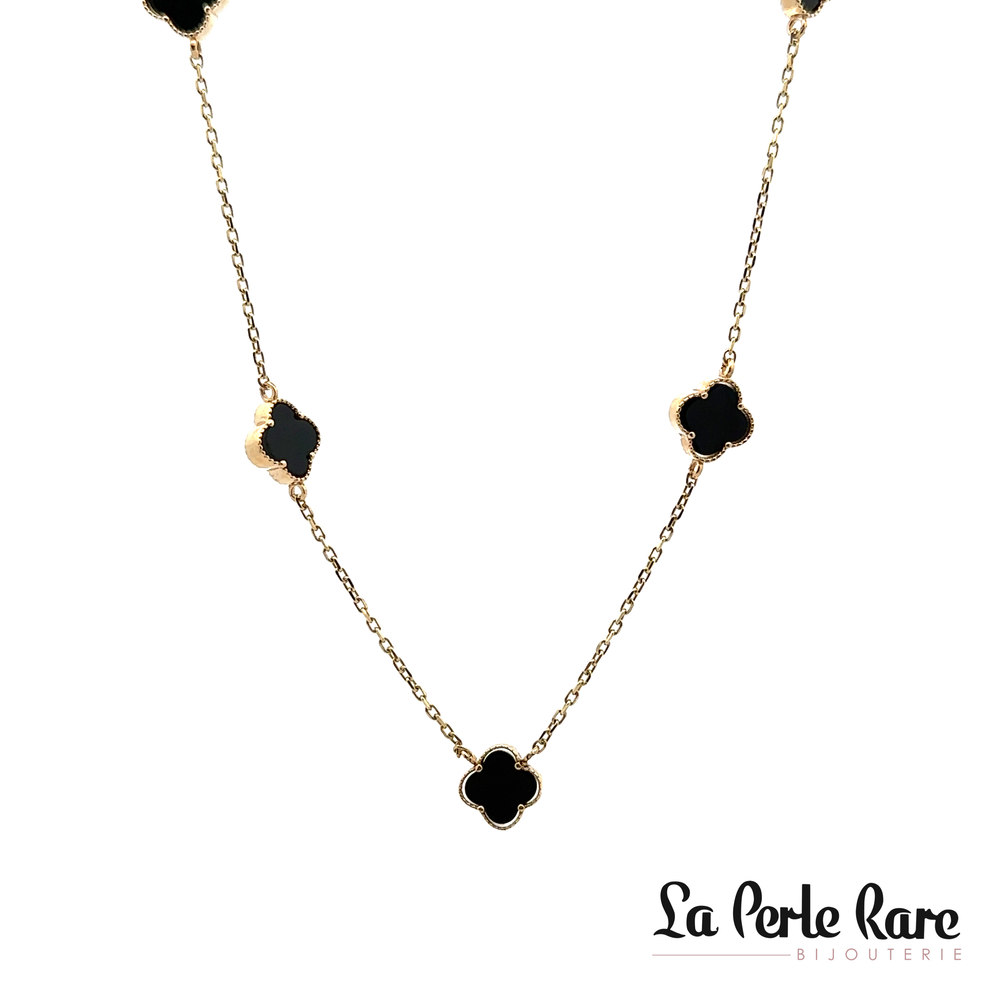 Collier or jaune, onyx - LPR-2284-CO - Exclusivités