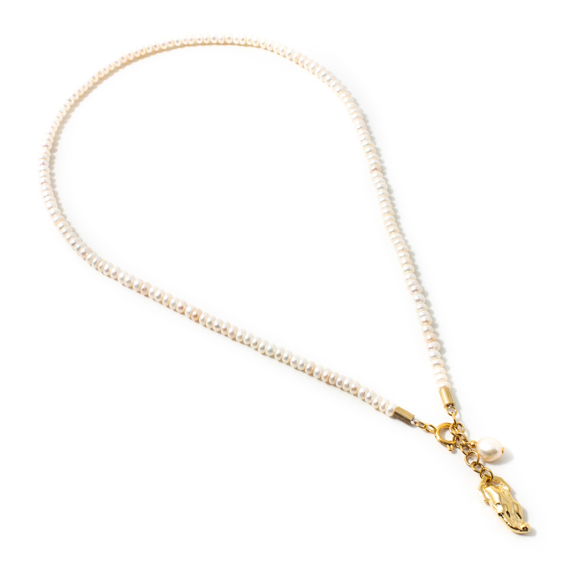 Collier Fantaisie En étain Argenté - Occasion, Longueur Moins De 30 Cm, Pendentif Création