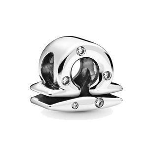 Bille zodiaque scintillant balance, cz incolores - 798424C01 - Pandora