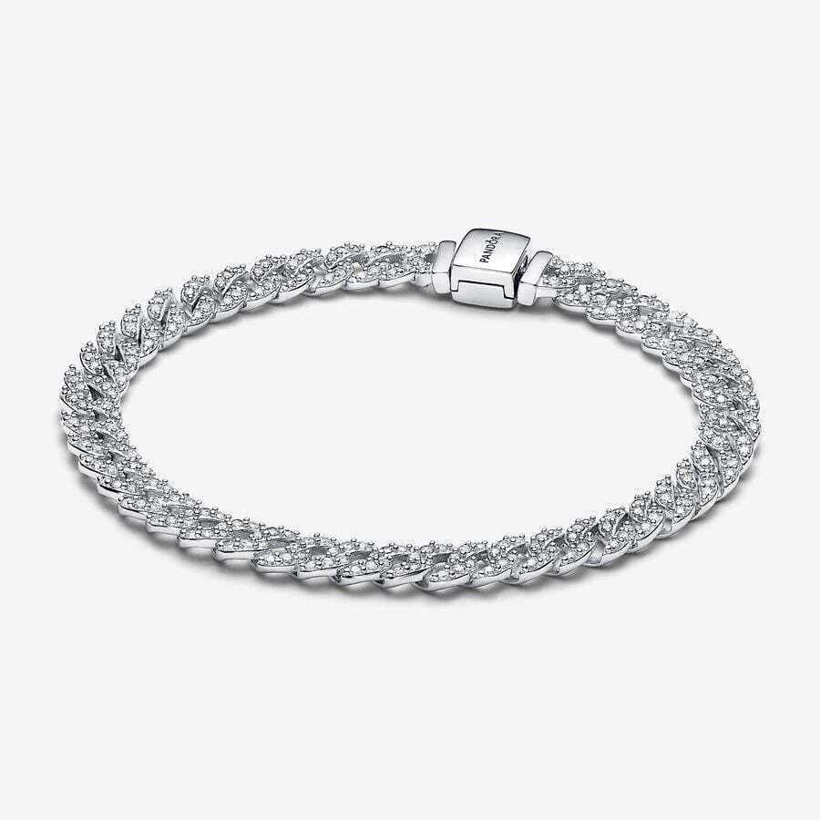 Bracelet tennis Timeless, argent, zircons incolores - 593008C01-16 - Pandora