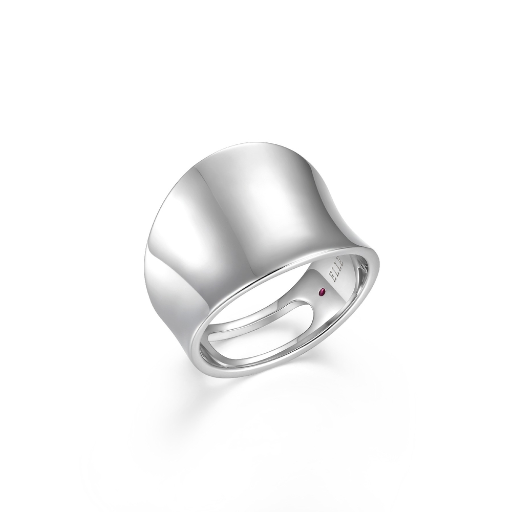 Bague argent rhodié - R4LAJ9A0AC - Elle