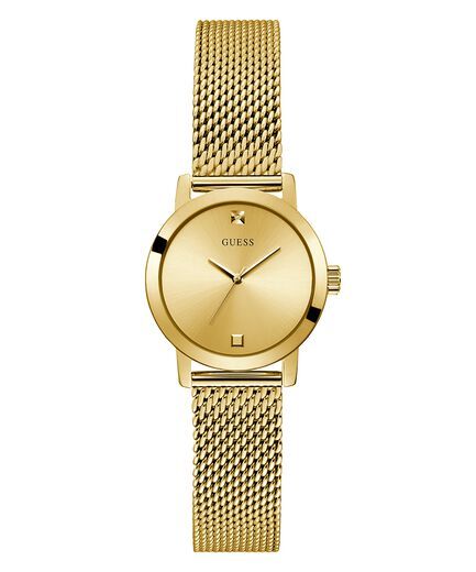 Montre acier doré, diamant