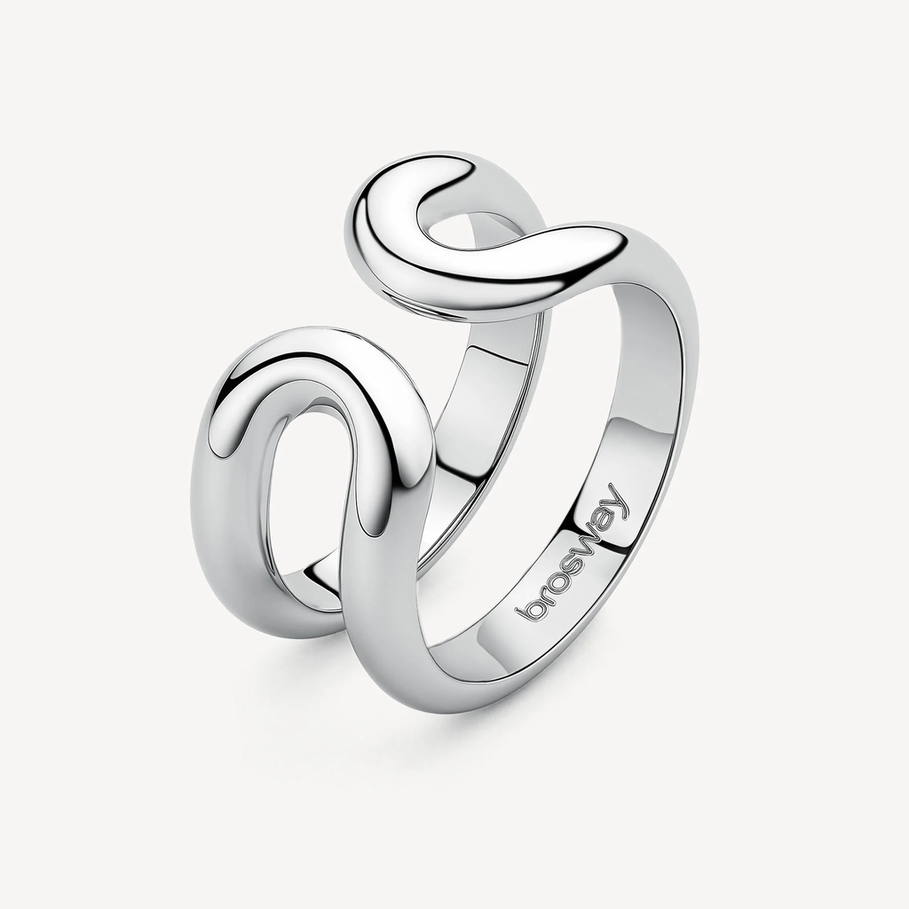 Bague ouverte Emphasis, acier inoxydable