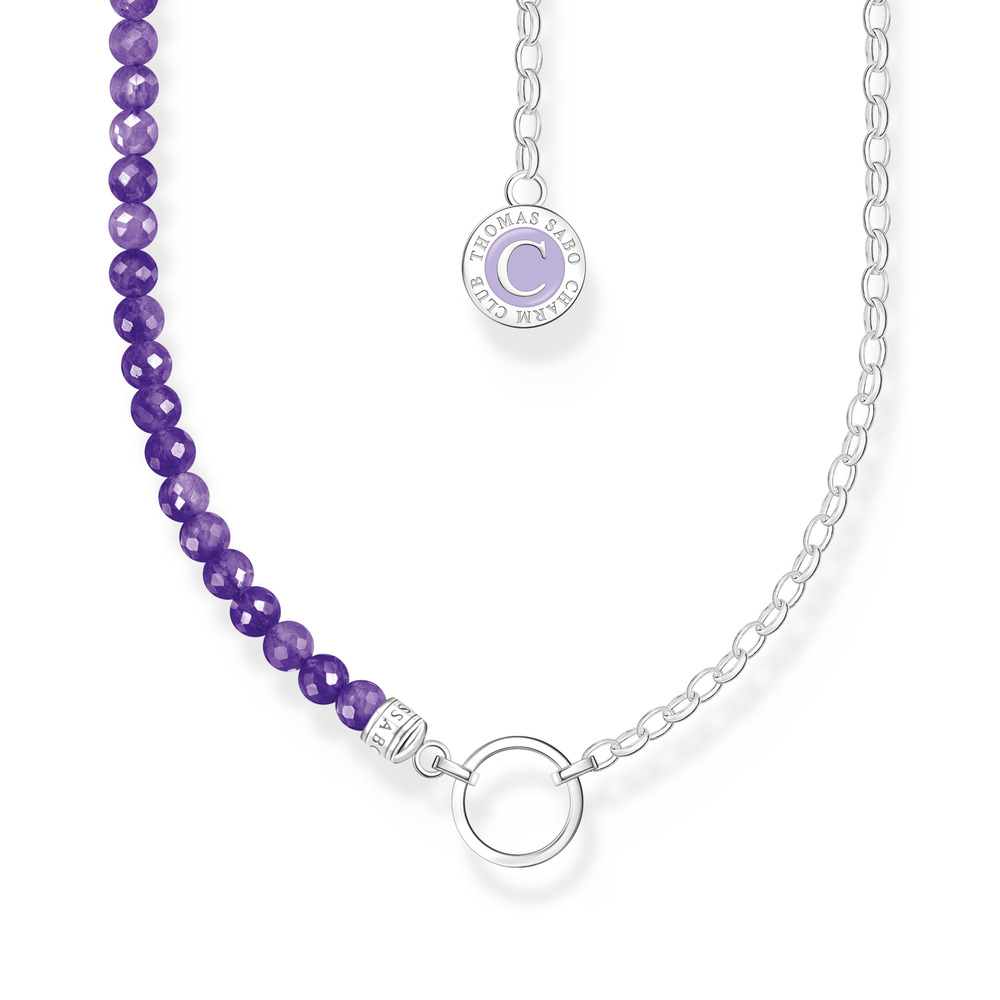 Collier argent, améthystes synthétique - KE2190-007-13-L45V - Thomas Sabo