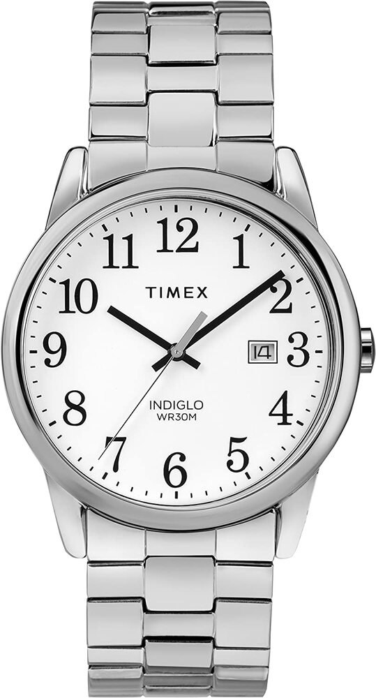 Montre extensible, métal, fond blanc - TW2R584009J - Timex