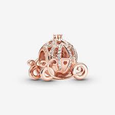 Bille disney carrosse scintillant de cendrillon, pandora rose, zircons - 789189C01 - Pandora