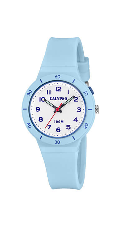 Montre silicone bleu pâle - K5848-2 - Calypso Watches