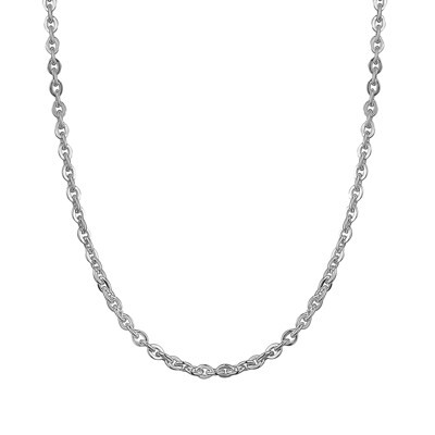 Chaîne rolo, argent - N3151-18 - Création Gl