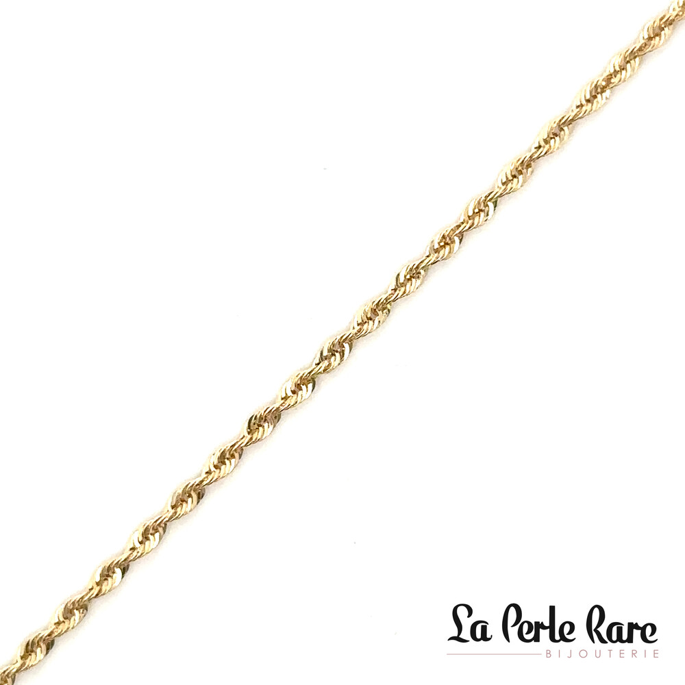 Bracelet torsade, or jaune Bracelet torsade, or jaune