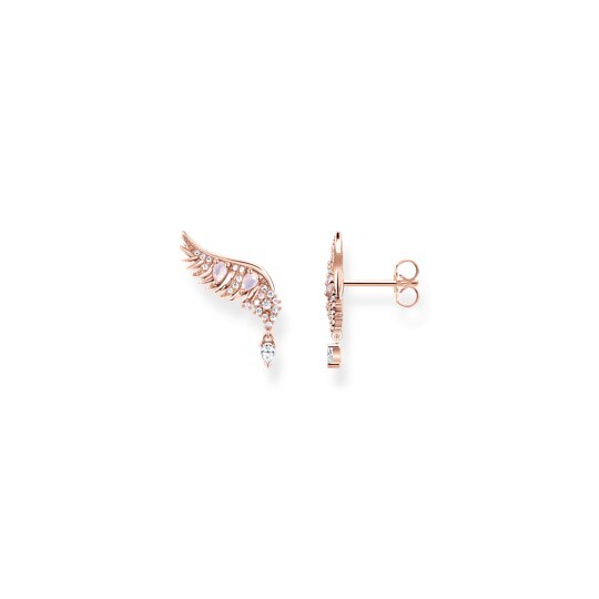 Bo fixes ailes de phénix, argent rosé, zircons - H2247-323-9 - Thomas Sabo