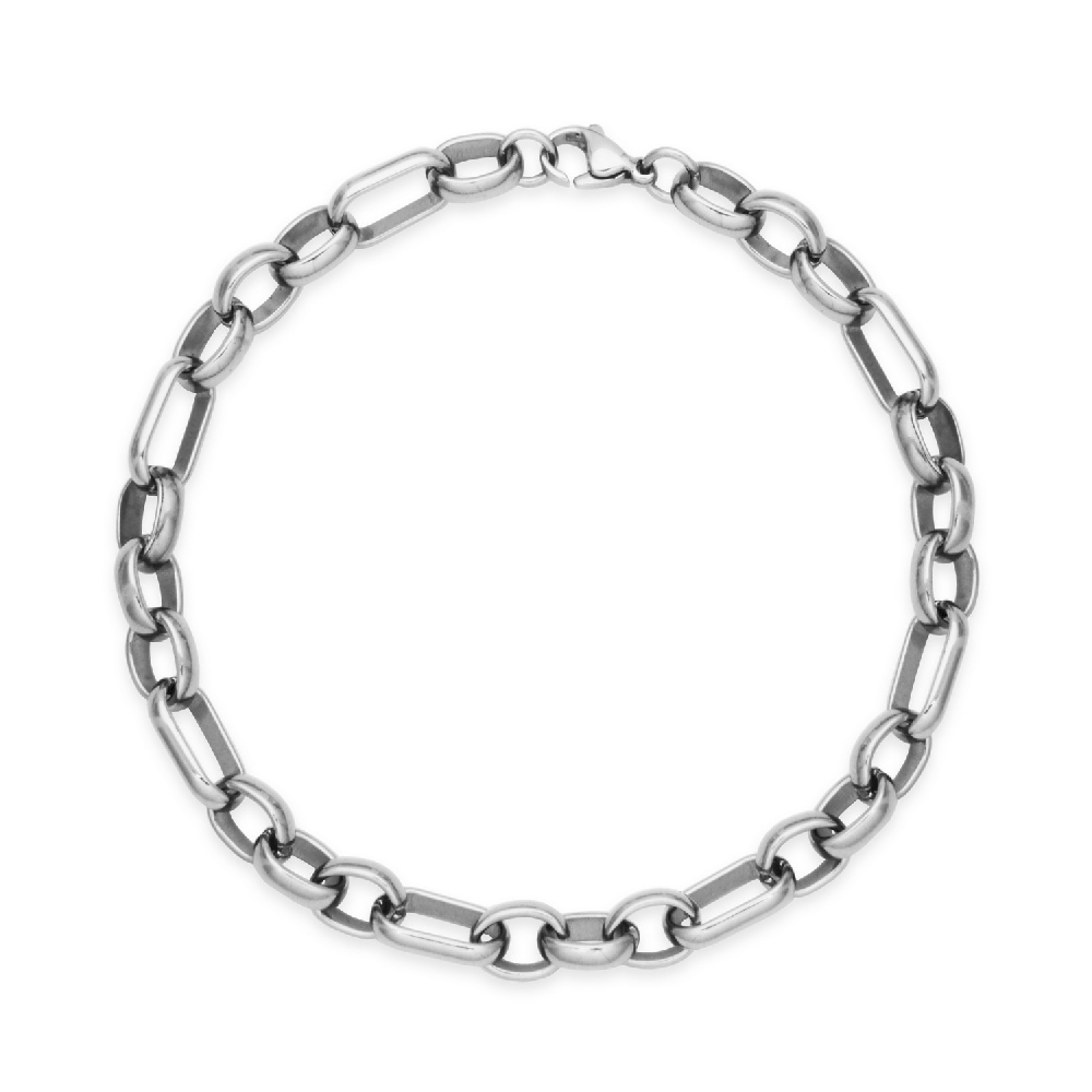 Bracelet acier inoxydable, 7 millimètres - T1XH700180 - Steelx