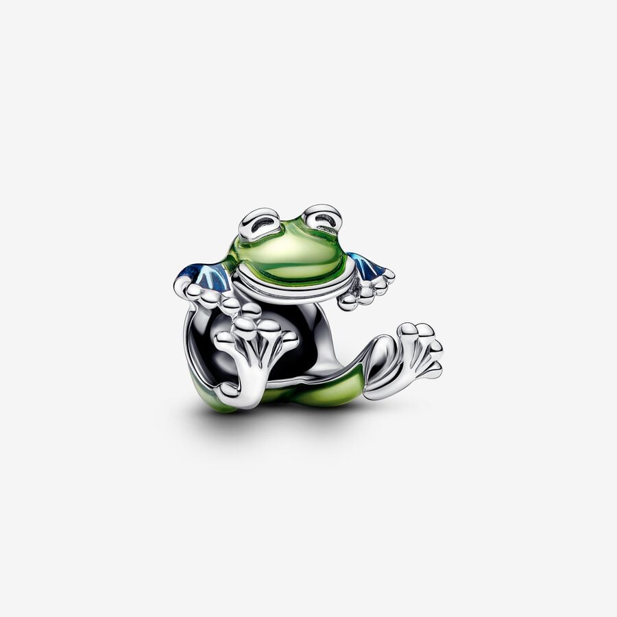 Bille grenouille grimpante, argent, émaux mixtes - 793342C01 - Pandora