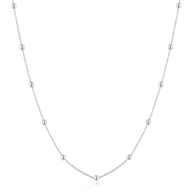 Collier argent rhodié - N060-02H - Ania Haie