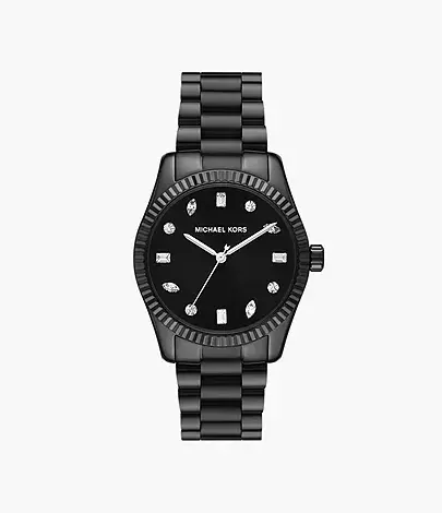 Montre michael kors online femme noir