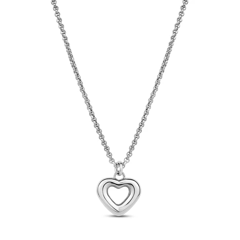 Pendentif coeur, acier inoxydable - ZW-P67W-17 - Arz Steel