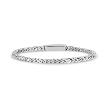 Bracelet franco, acier inoxydable, 3 millimètres - AS-B403W-7.5 - Arz Steel