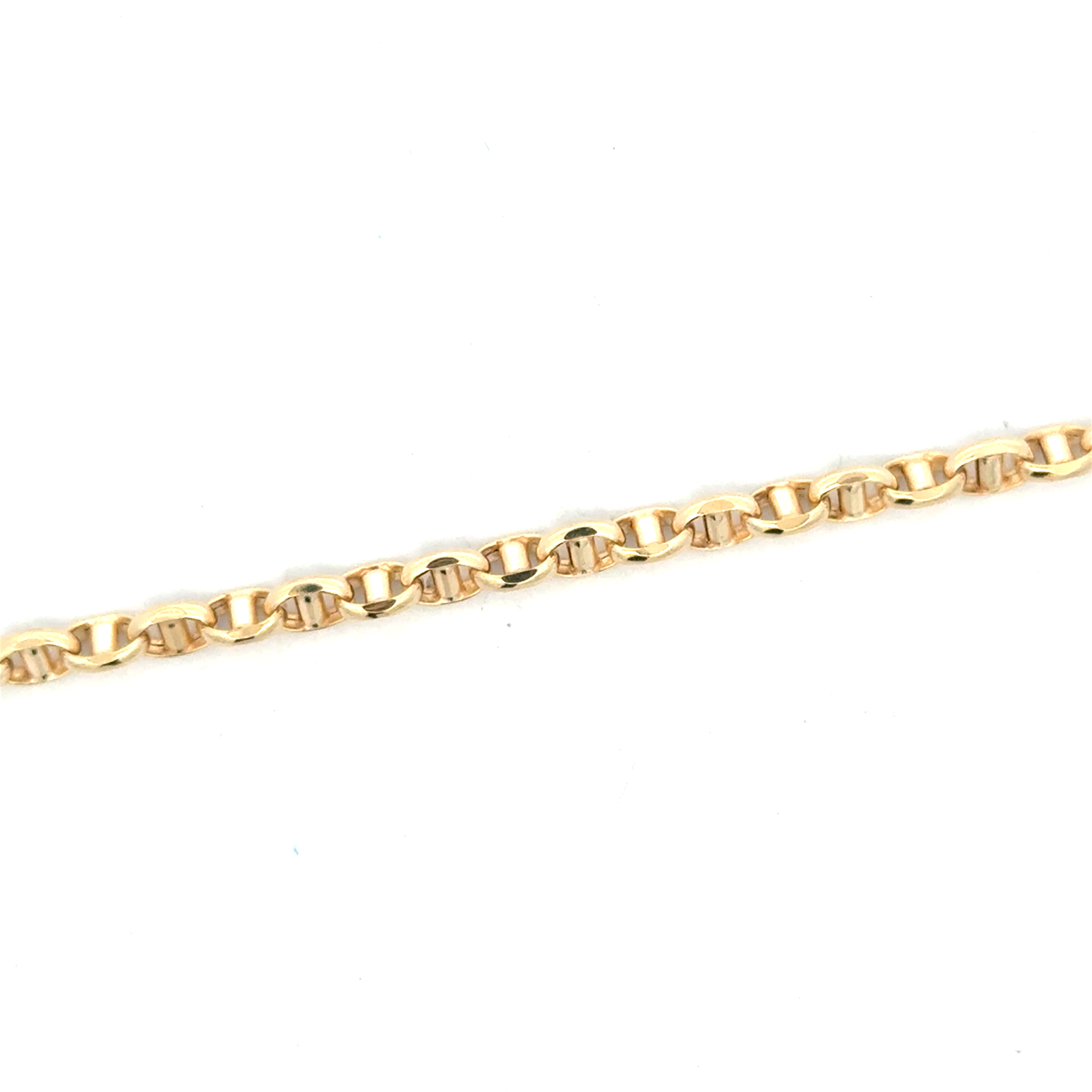 Bracelet maille marine, or jaune 10 carats