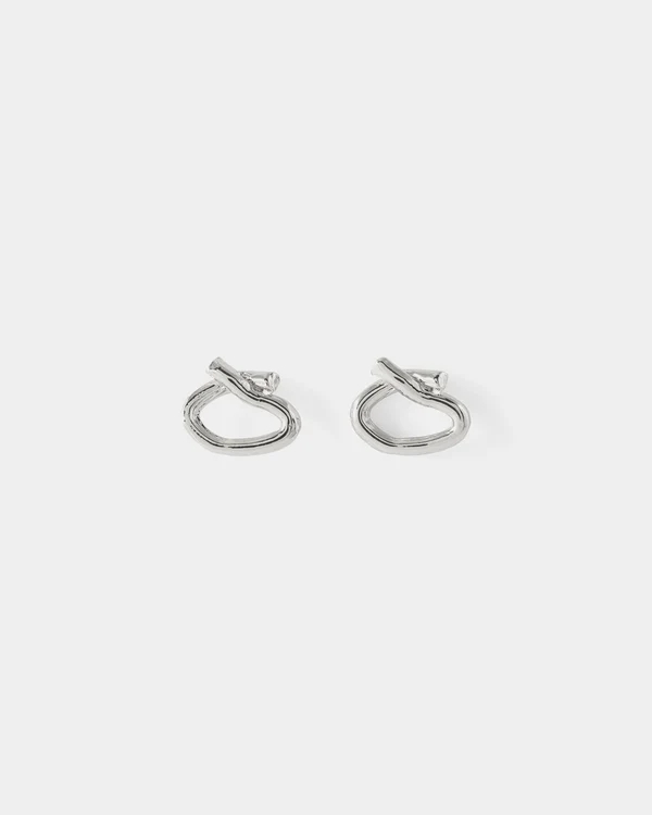 Boucles d'oreilles fixes étain