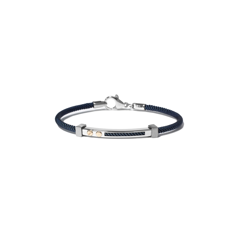 Bracelet acier 3 tons (bleu/blanc/rose) - T1V0080275 - The Vault