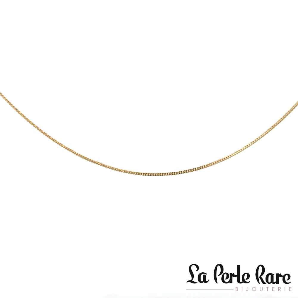 Chaîne gourmette, or jaune 10 carats - G1.60J-12 - Exclusivités