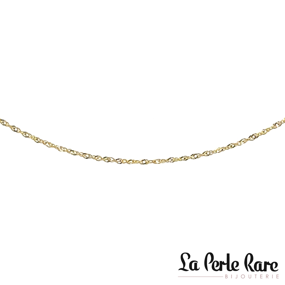 Chaîne singapour, or jaune 10 carats - LPR-2742-20 - Exclusivités