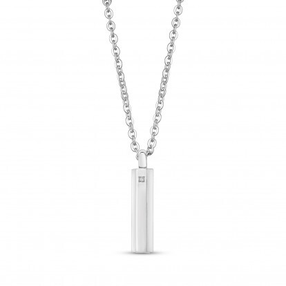 Pendentif urne funéraire, acier Pendentif urne funéraire, acier