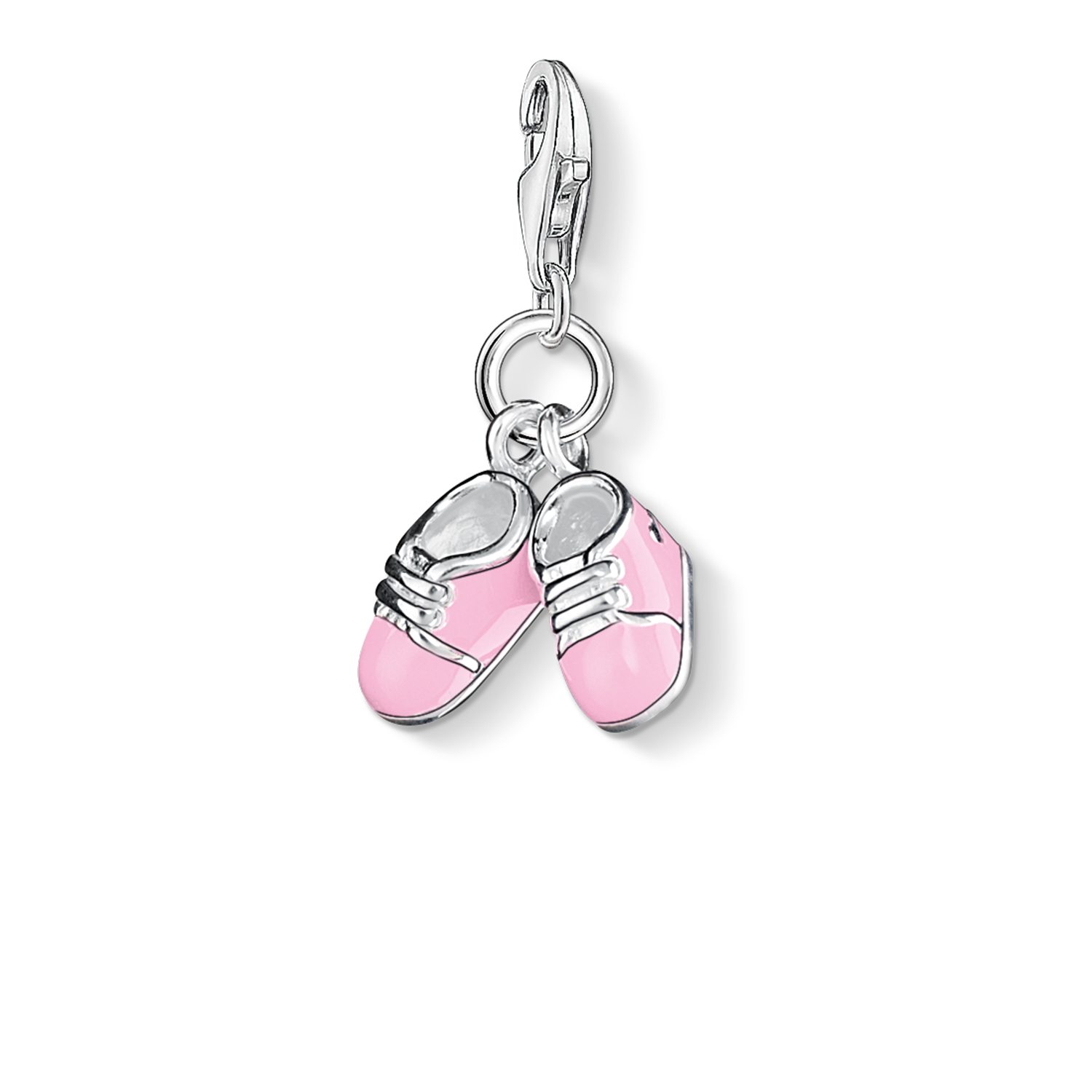 Charm chaussure bébé, argent, émail rose - 0820-007-9 - Thomas Sabo