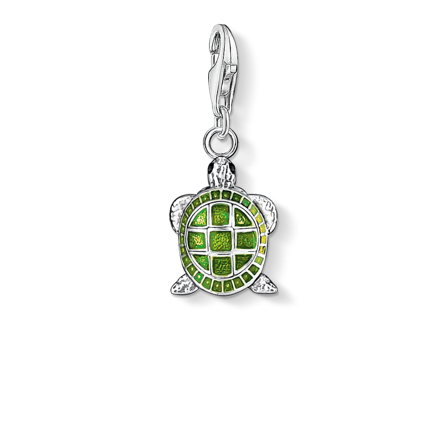 Charm tortue, argent .925, émail vert - 0837-007-6 - Thomas Sabo