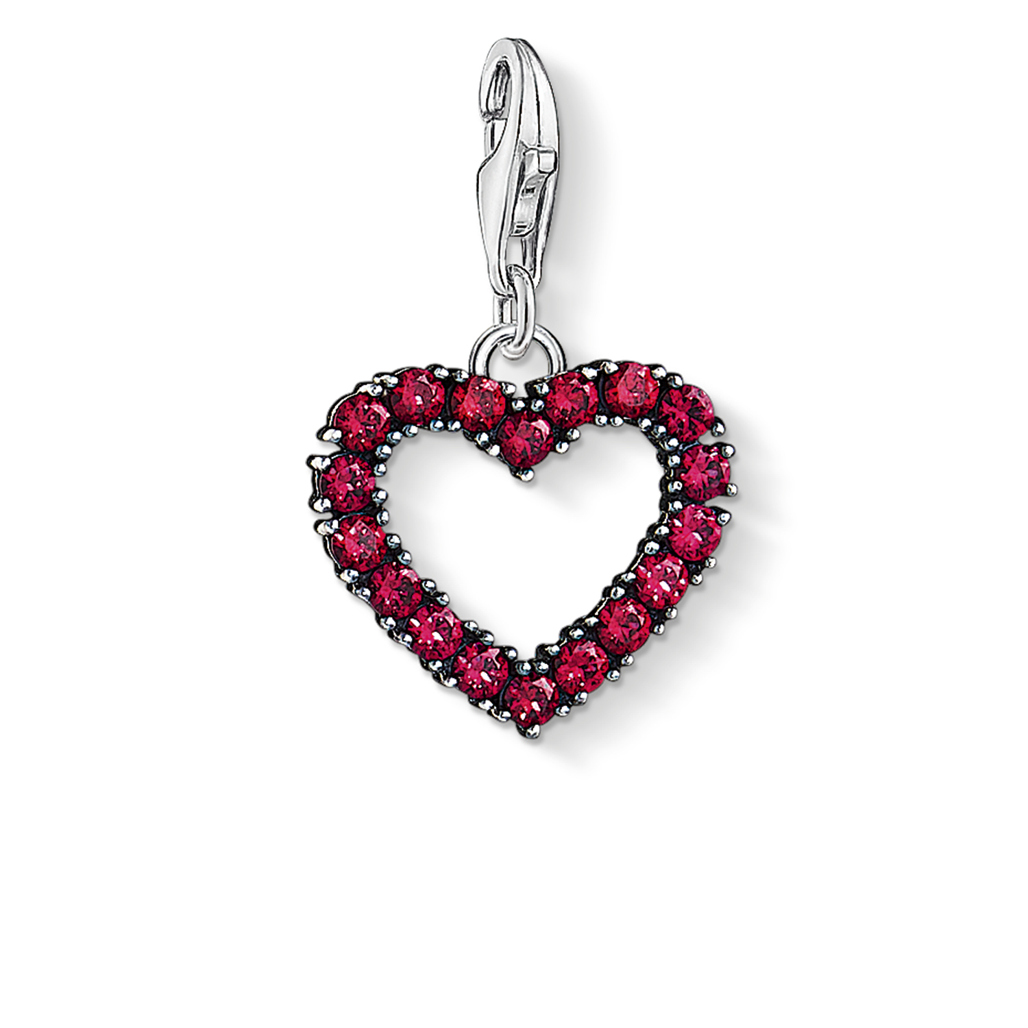 Charm coeur en argent et cz rose - 1476-639-10 - Thomas Sabo