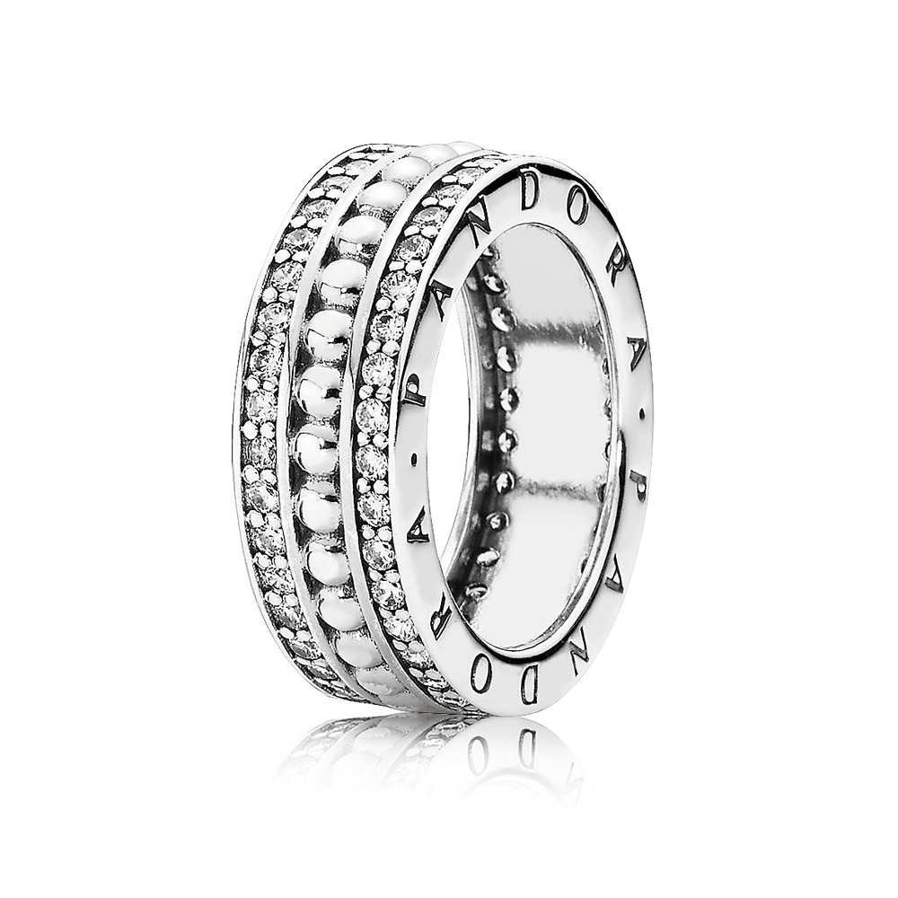 Bague forever pandora, argent, cz incolores - 190962CZ-50 - Pandora