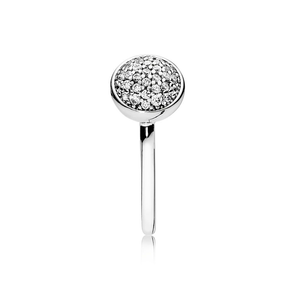 Gouttelette brillante, cz incolore Gouttelette brillante, cz incolore