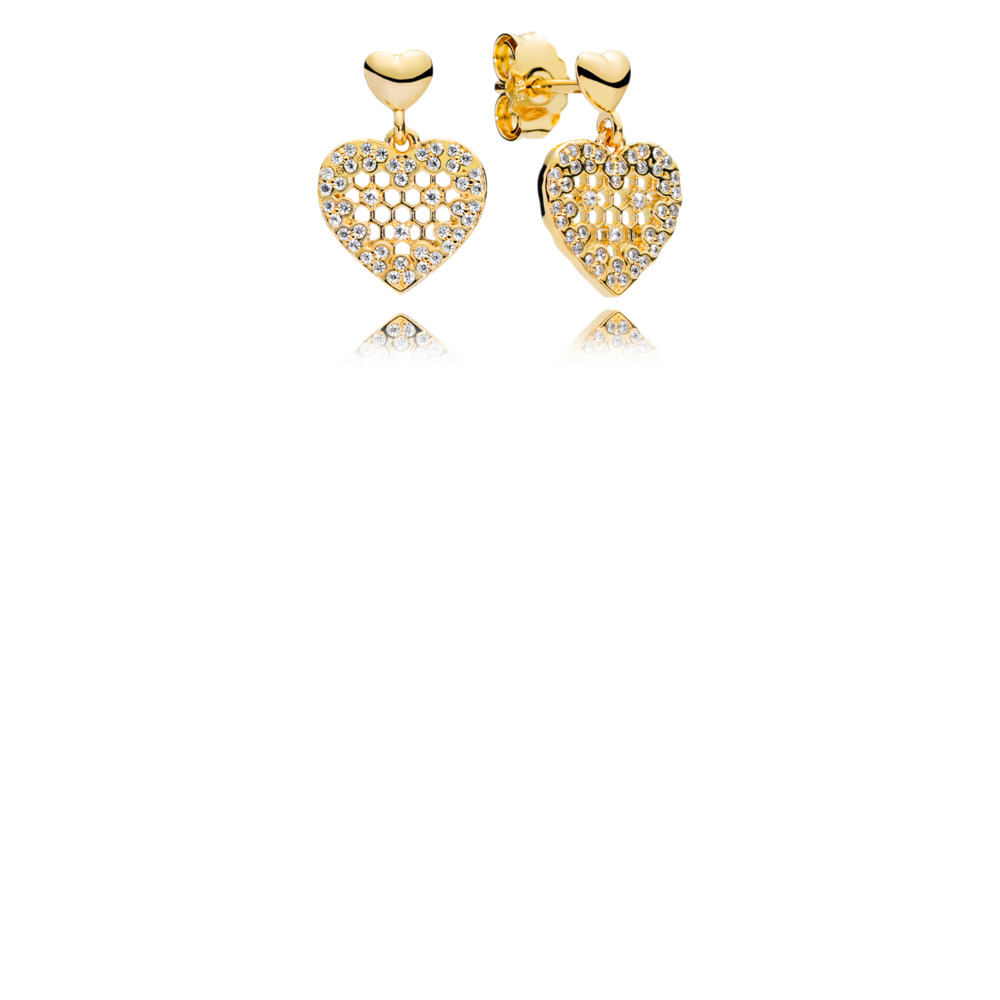 Dentelle en nid d'abeilles, cz incolore