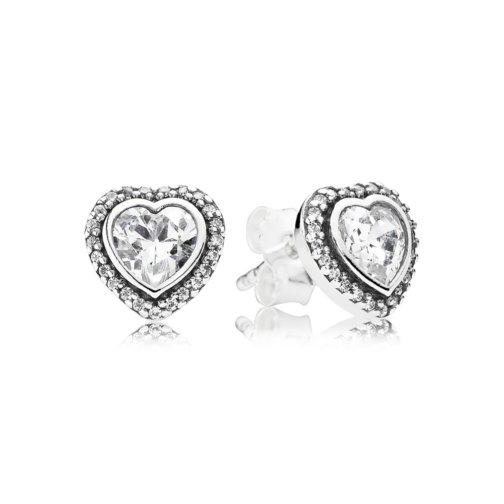 Bo fixes amour brillant, argent, zircons - 290568CZ - Pandora