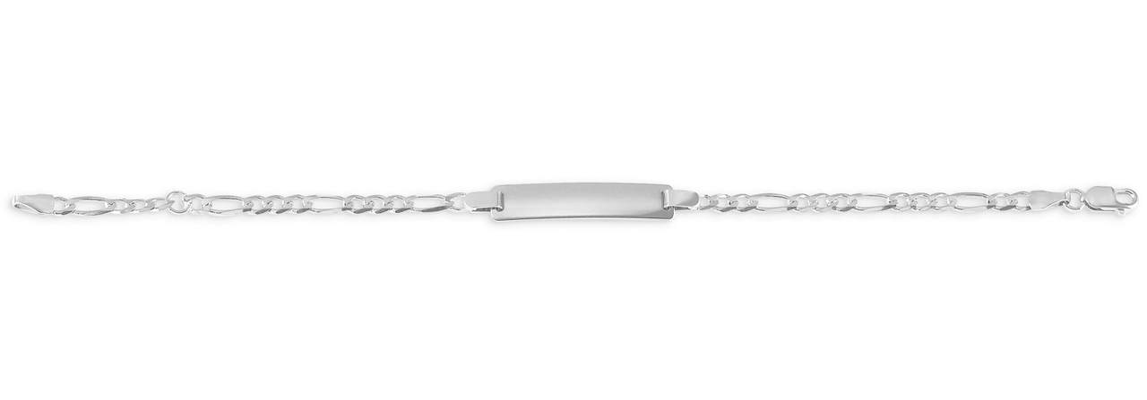 Bracelet d'identité, or blanc - 4052B - Exclusivités