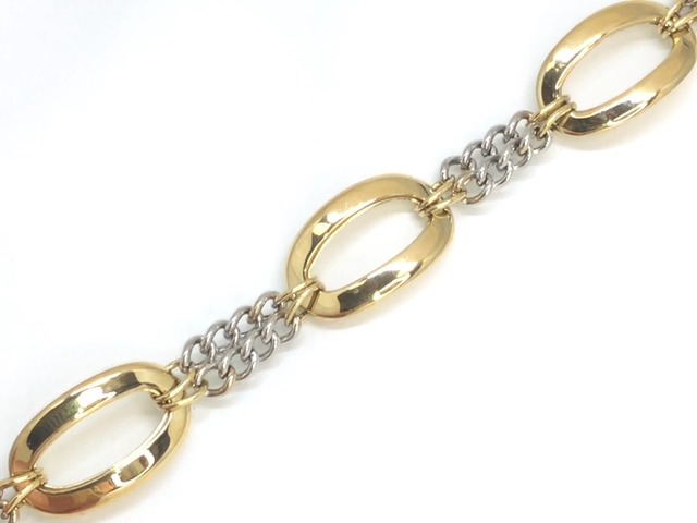 Bracelet femme en or 2 tons 7 po 14 kt - 770 - Exclusivités