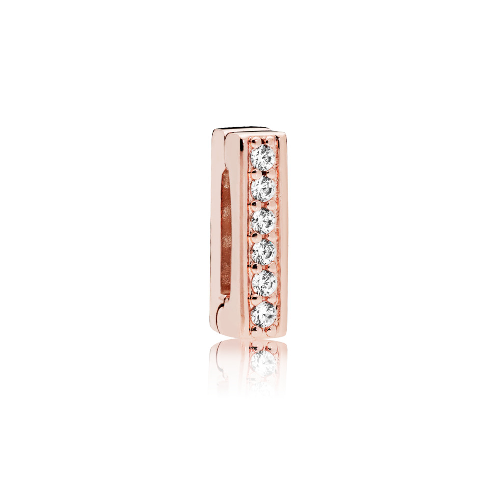 Bille étincelle intemporelles, pandora rose, zircons, refelxion