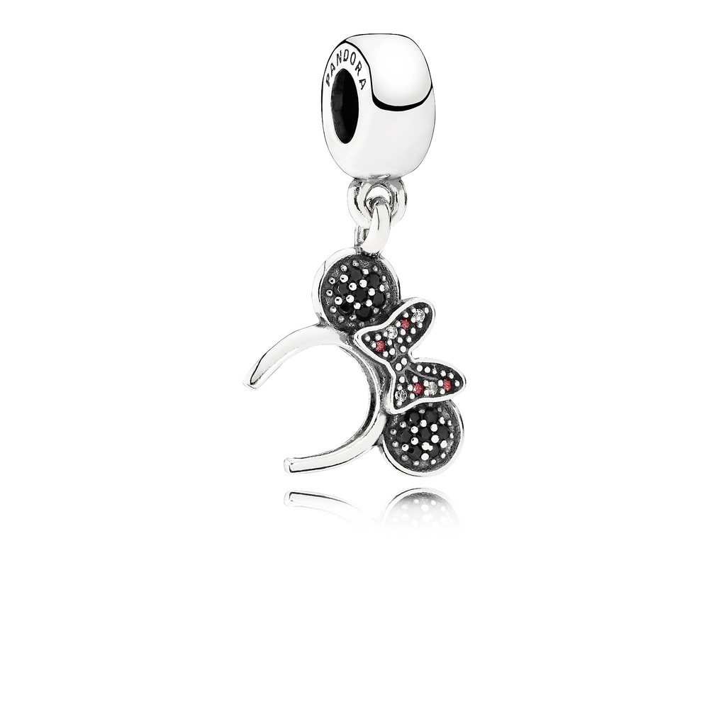 Bille disney, mes oreilles de minnie, argent, zircons noirs - 791562NCK - Pandora