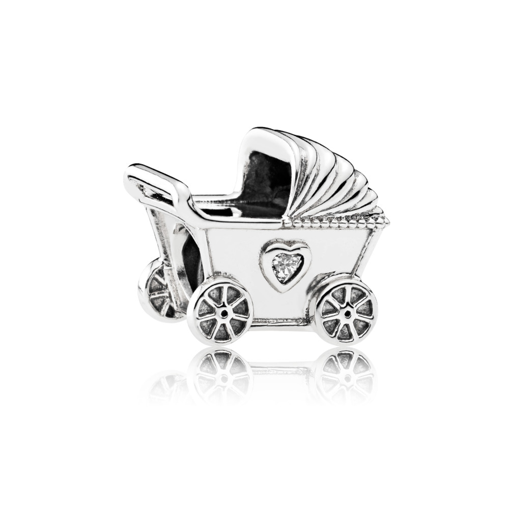 Bille landau de bébé, cz incolores - 792102CZ - Pandora