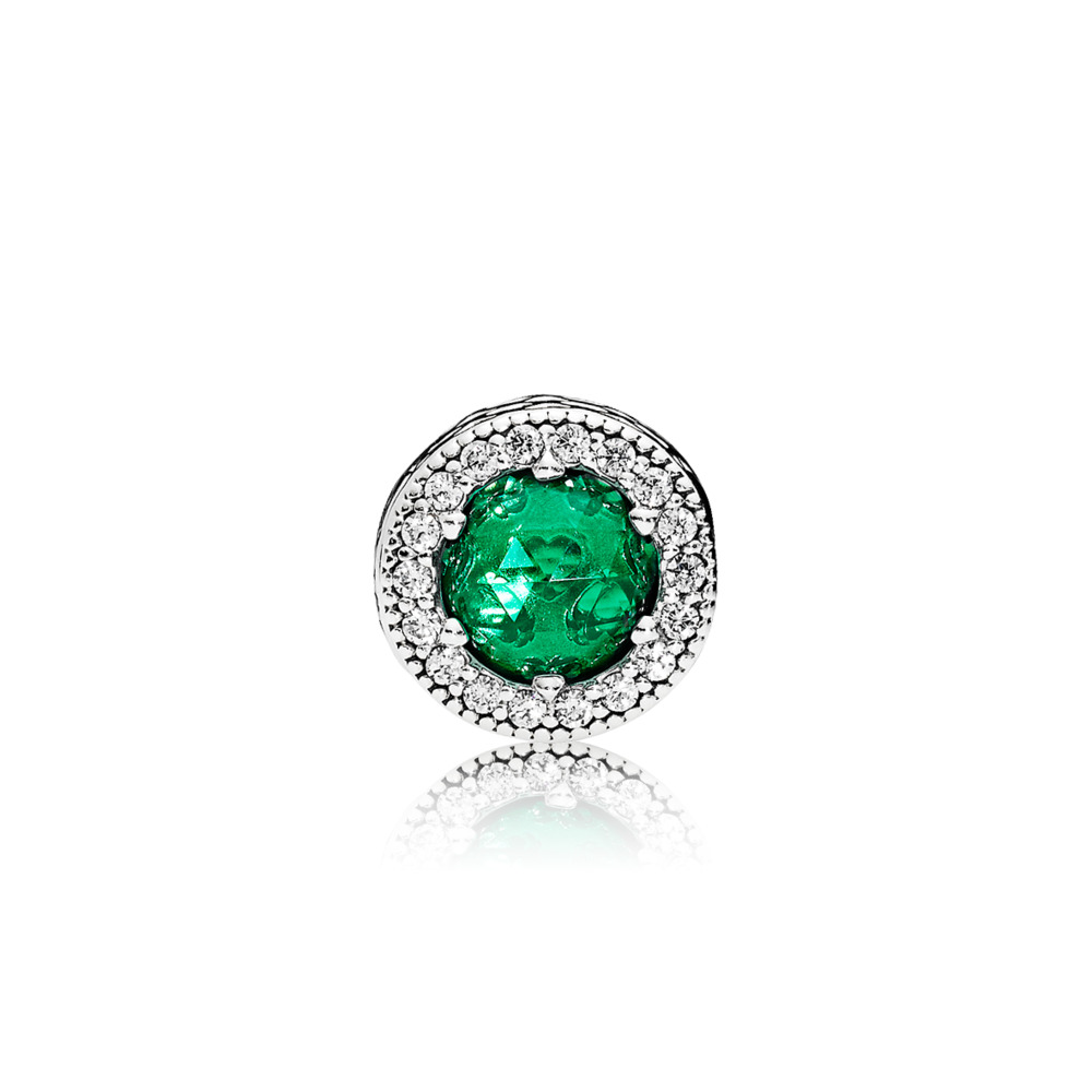 Optimisme, cristal vert royal, cz incolo - 796440NRG - Pandora