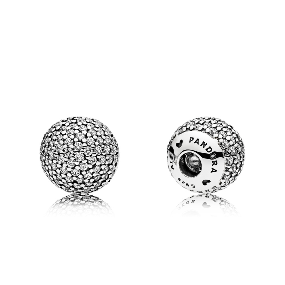 Embouts en pavé, cz incolore - 796481CZ - Pandora