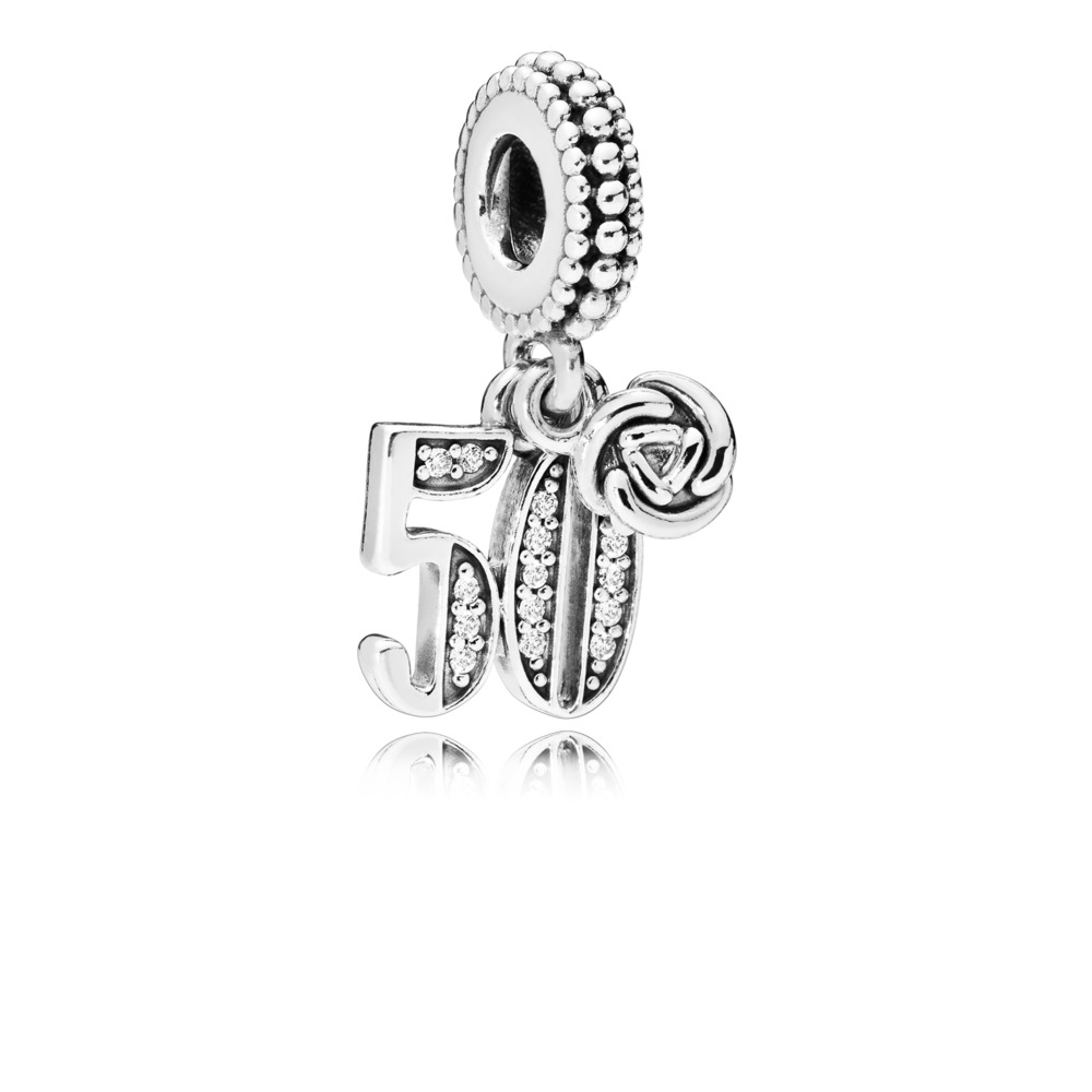 Bille 50e anniversaire, cz incolores - 797264CZ - Pandora