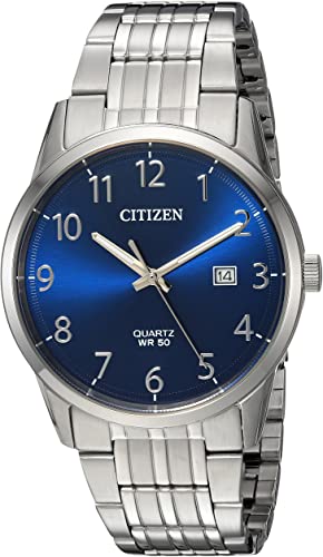 Montre acier inoxydable, fond bleu - BI5000-52L - Citizen