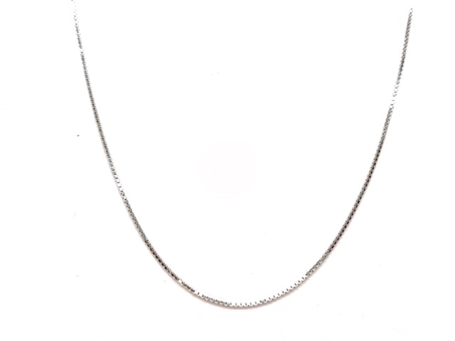 Chaîne vénitienne, or blanc 10 carats - C0.79B-14 - Exclusivités