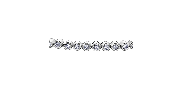 White gold bracelet with 66 dia pts - DD7282 - Corona