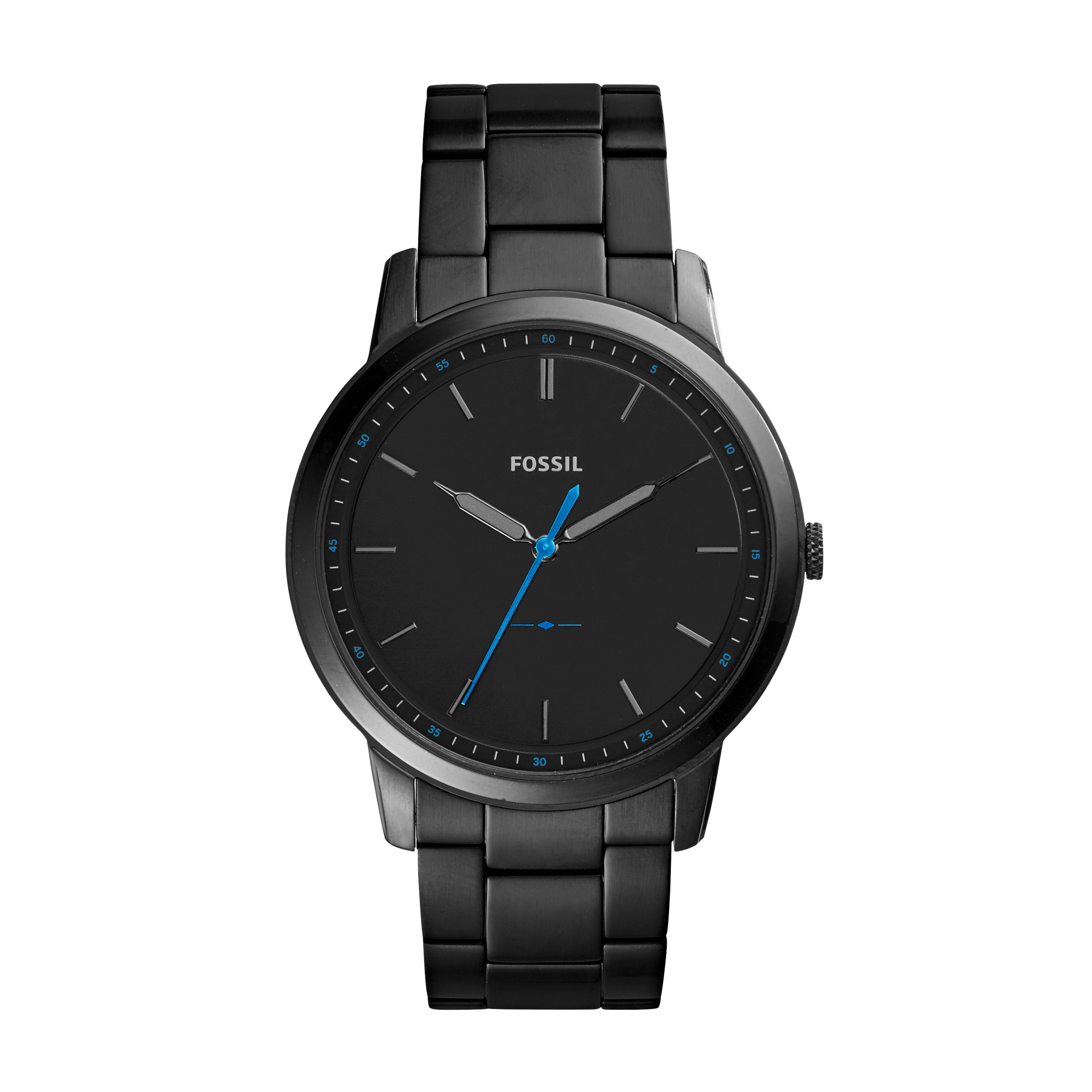 Montre acier inoxydable noir, fond noir - FS5308 - Fossil