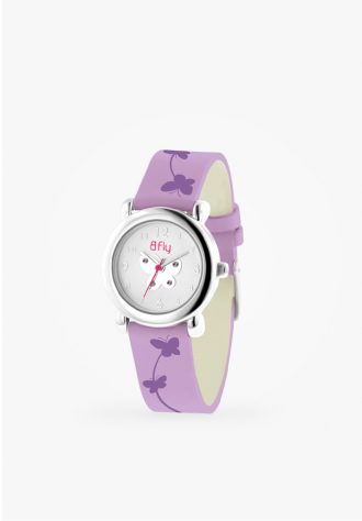 Montre pour enfant cuir mauve juin - GW1-JU - B Fly